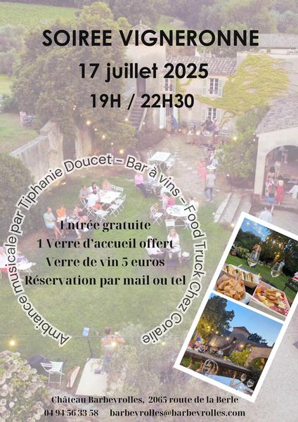 Soirée Vigneronne