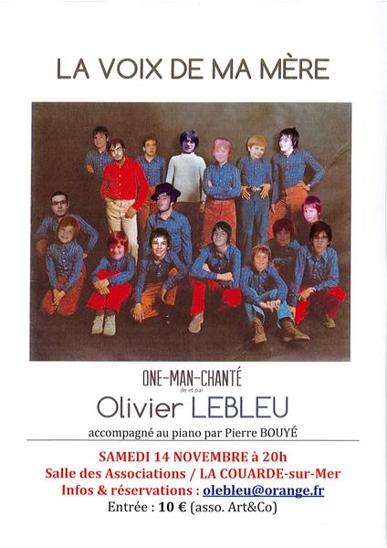 One-Man chanté : "La Voix de ma Mère" par Olivier Lebleu