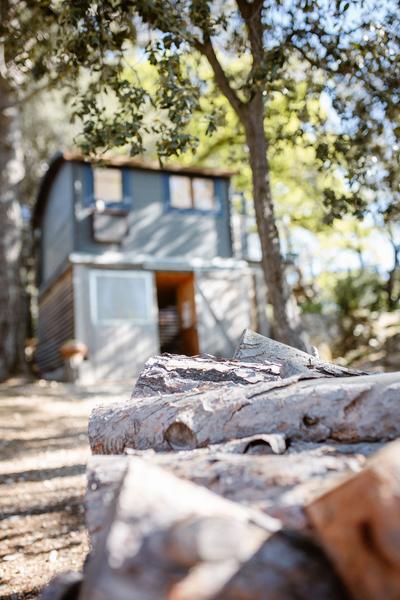 Cabane du Ventoux au milieu de la nature