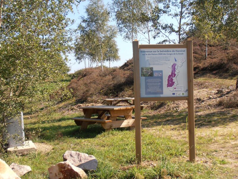 Aire de pique-nique - Belvédère Méandre de Rochocol