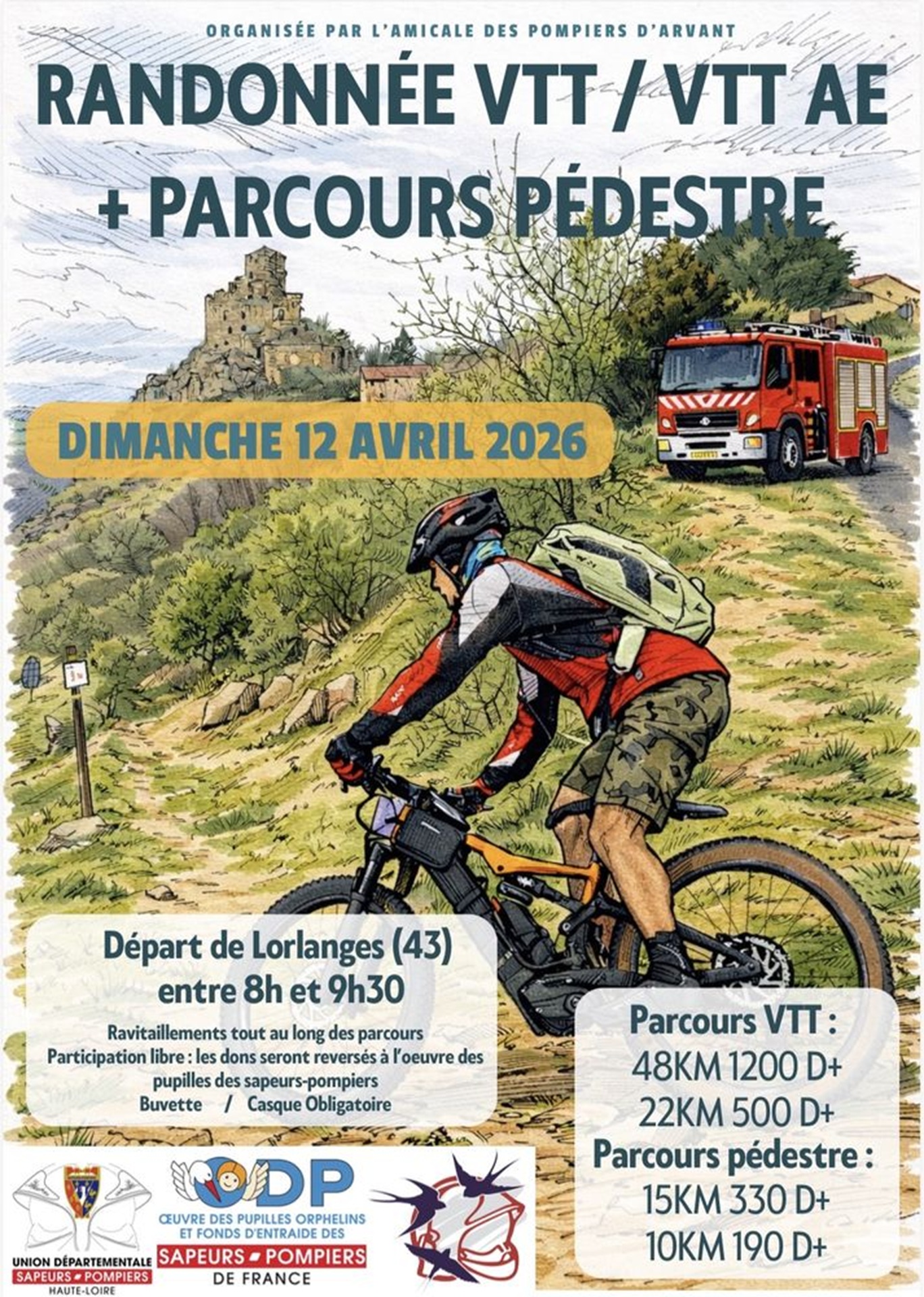 Randonnée VTT/ VTT AE et Parcours pédestre