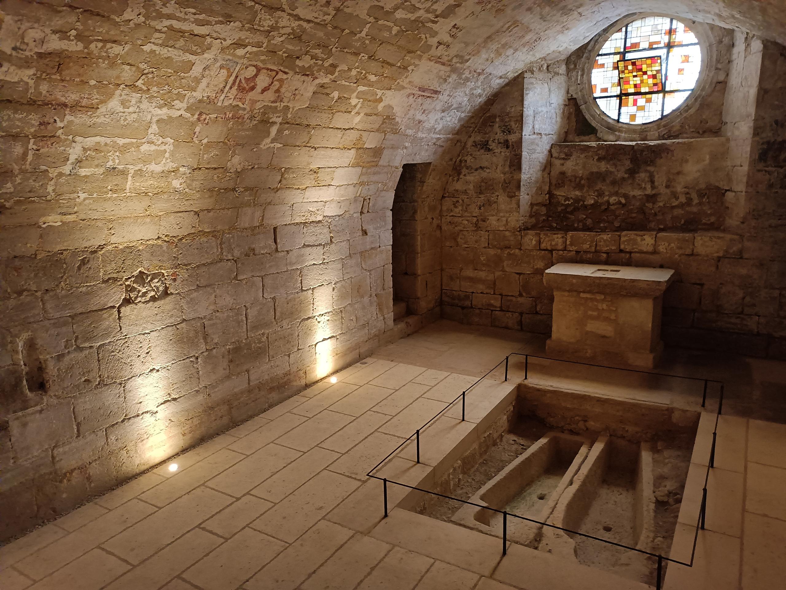 Visite guidée de la crypte