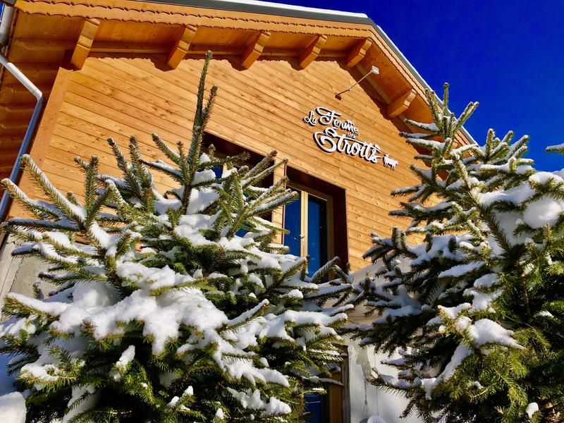 La ferme des étroits en hiver