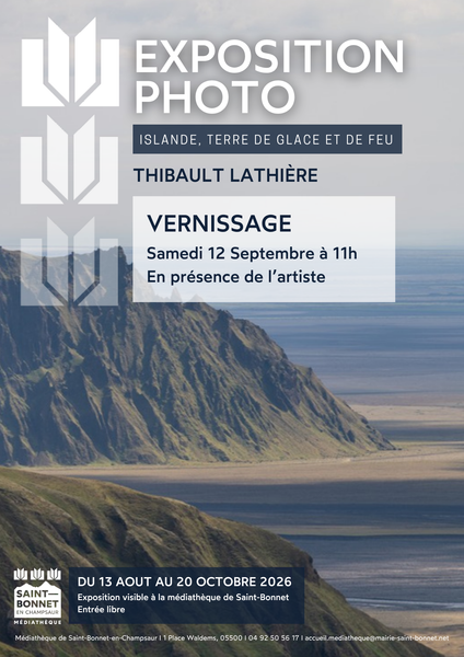 Exposition - Islande, Terre de glace et de feu