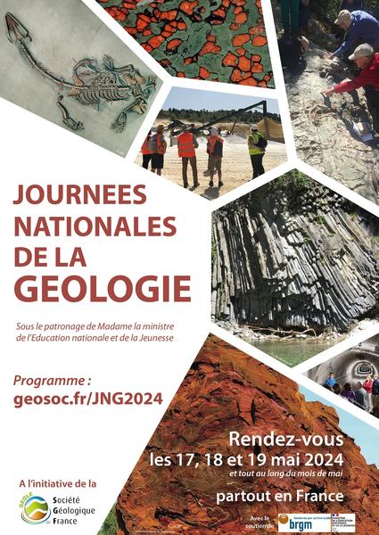 Journées Nationales de la Géologie : à... Le 18 mai 2024