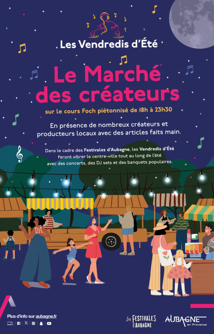 Le marché des créateurs à Aubagne