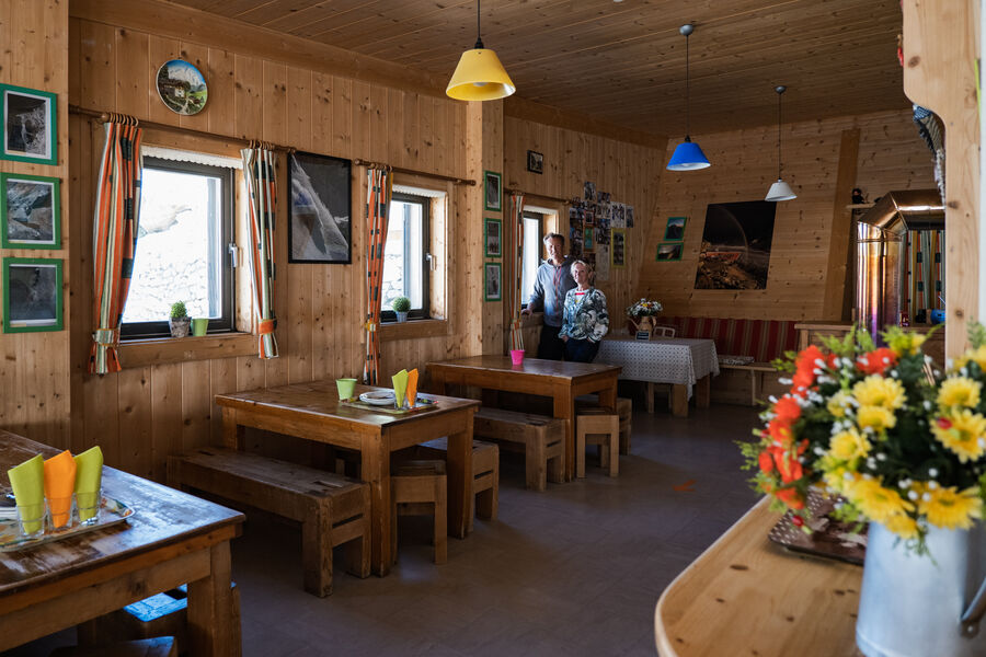 Refuge d'Argentière - intérieur
