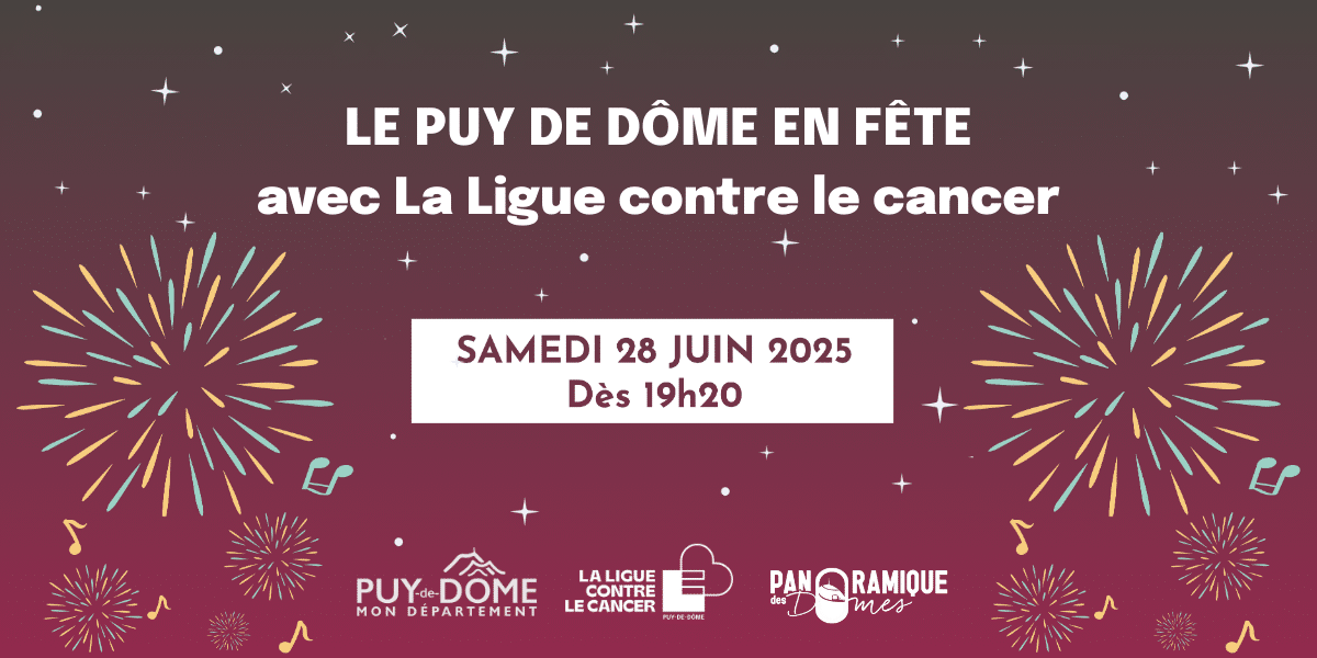 Le puy de Dôme en fête avec la Ligue contre le Cancer sommet du puy de Dôme