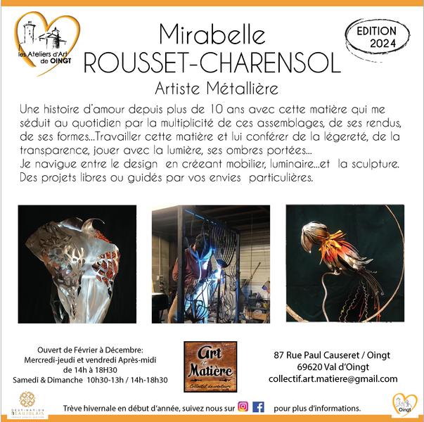 Mirabelle Rousset-Charensol / Sculpteure