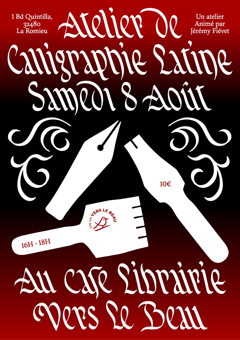 Atelier de Calligraphie latine_La Romieu
