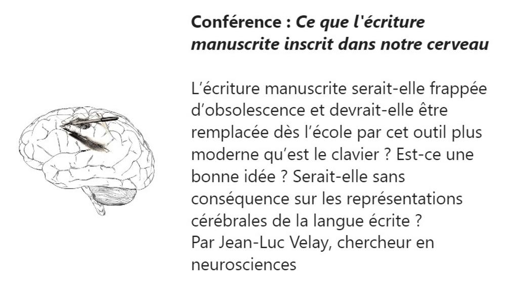 Conférence : Ce que l