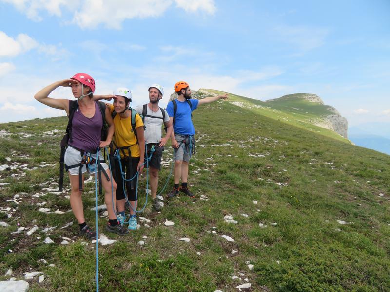 Ascension du Mont Aiguille par la voie normale