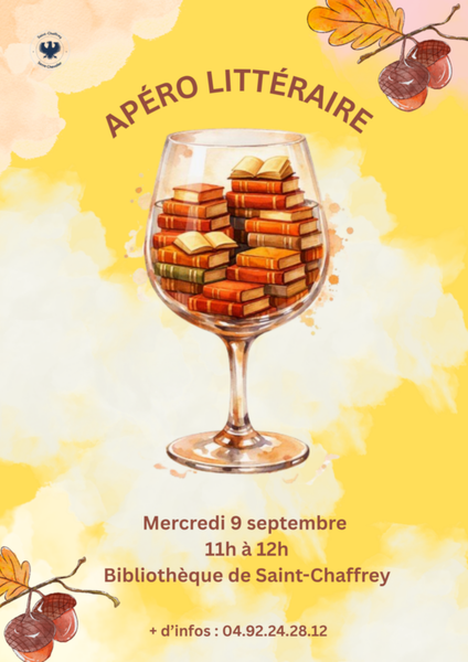 Apéritif littéraire à la bibliothèque
