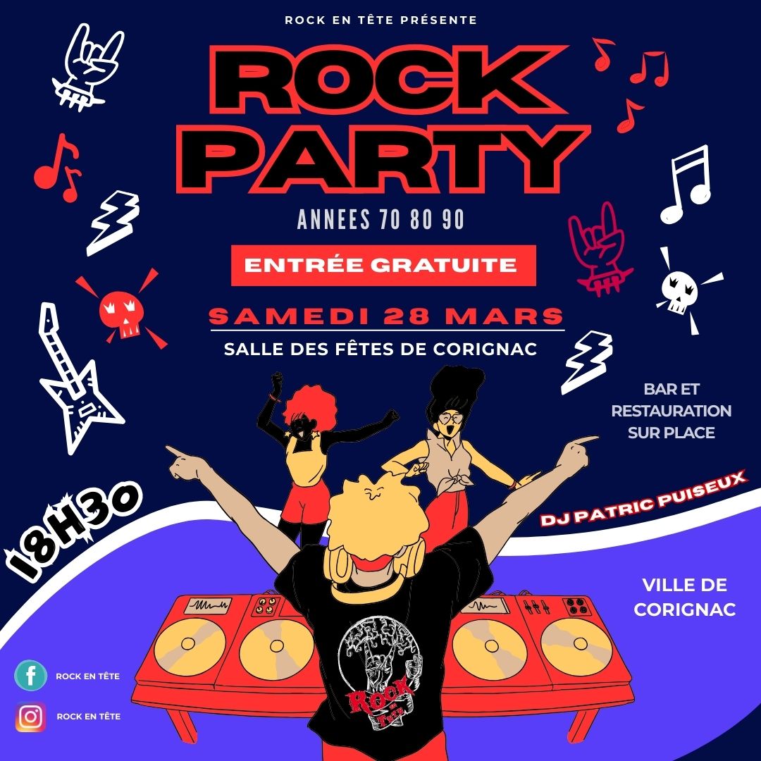 Rock Party Années 70's 80's 90's