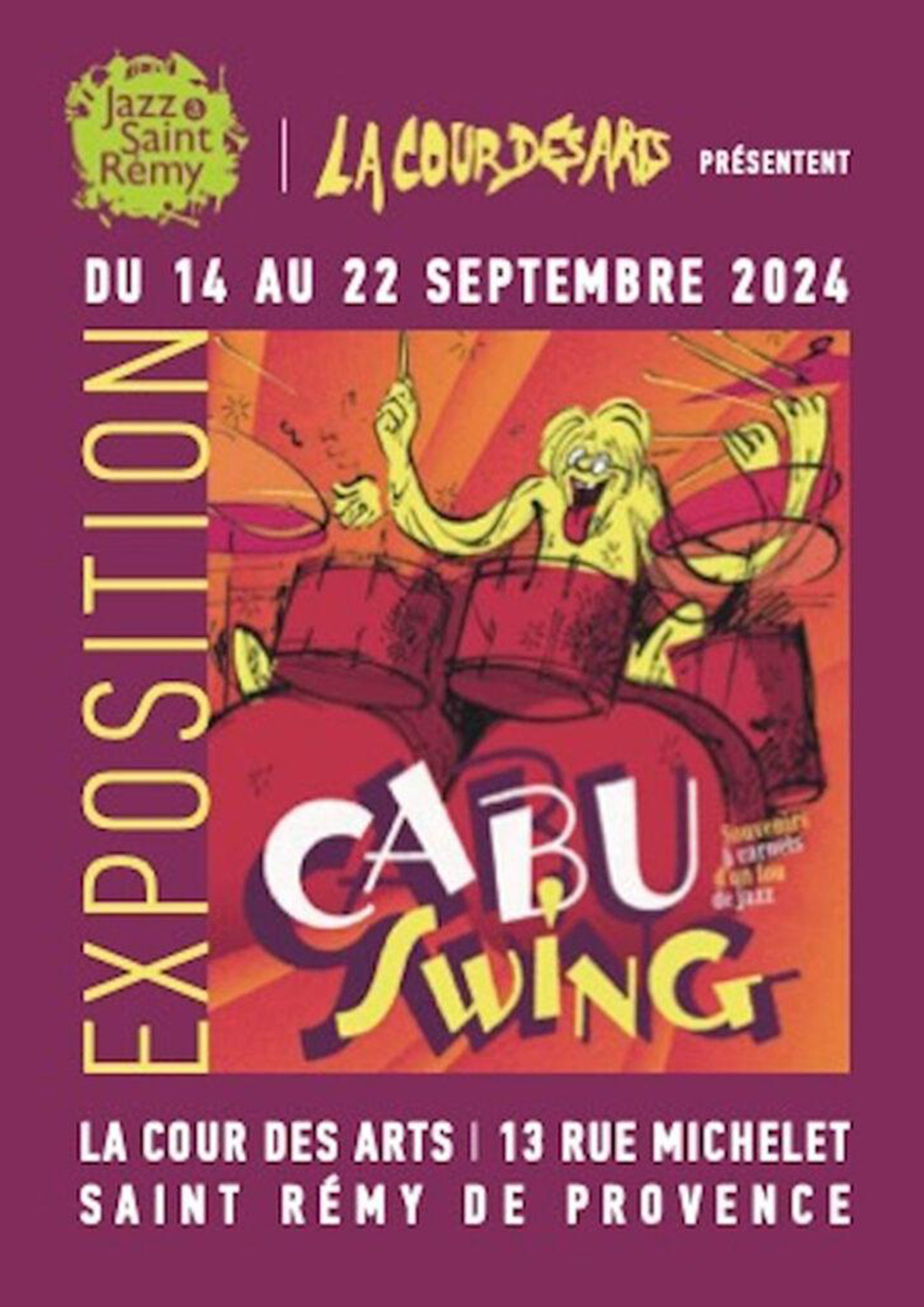 Exposition : Cabu Swing - Jazz à Saint-Rémy