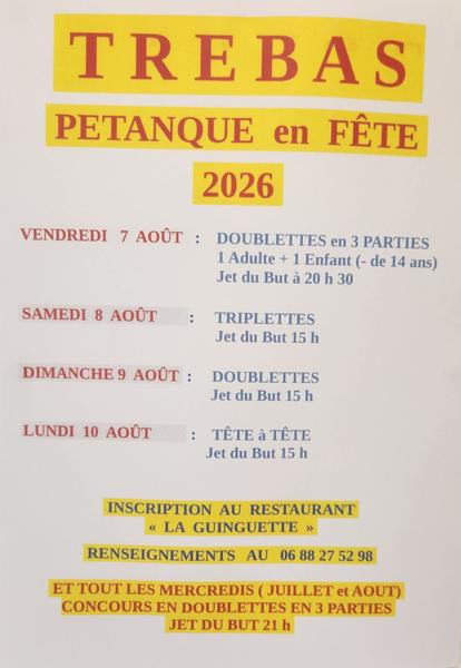 Pétanque en fête