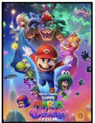 Séance de cinéma- Super Mario Galaxy le film
