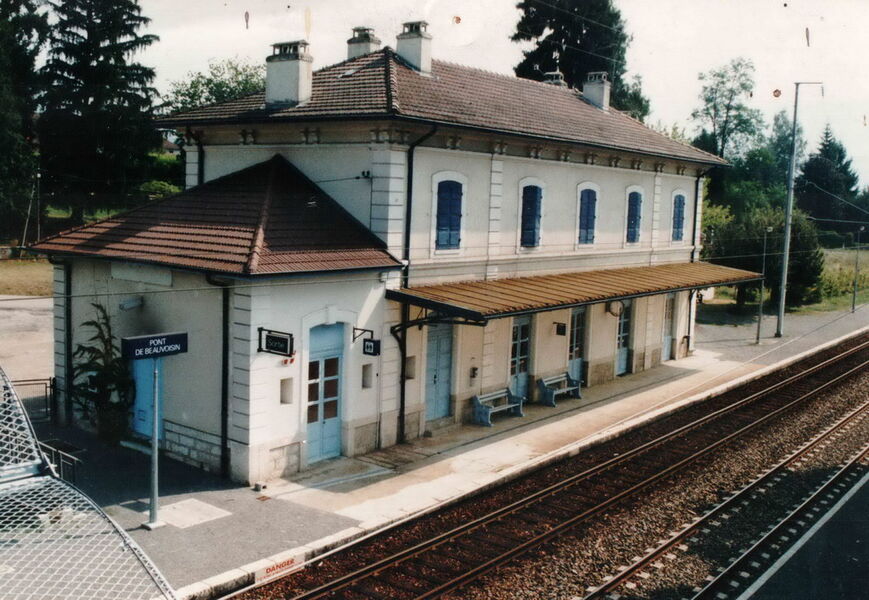 gare de pont de beauvoisin