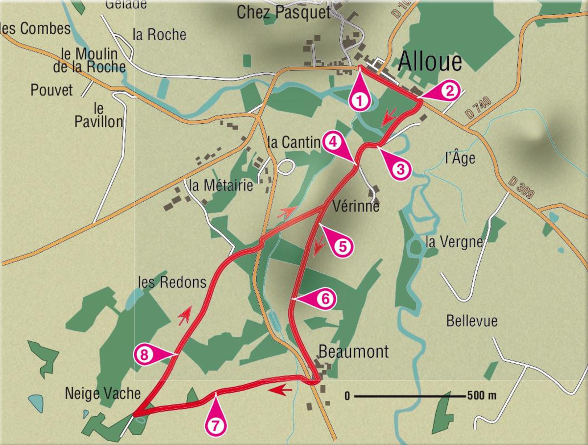 Sentier de la vallée du fleuve Charente