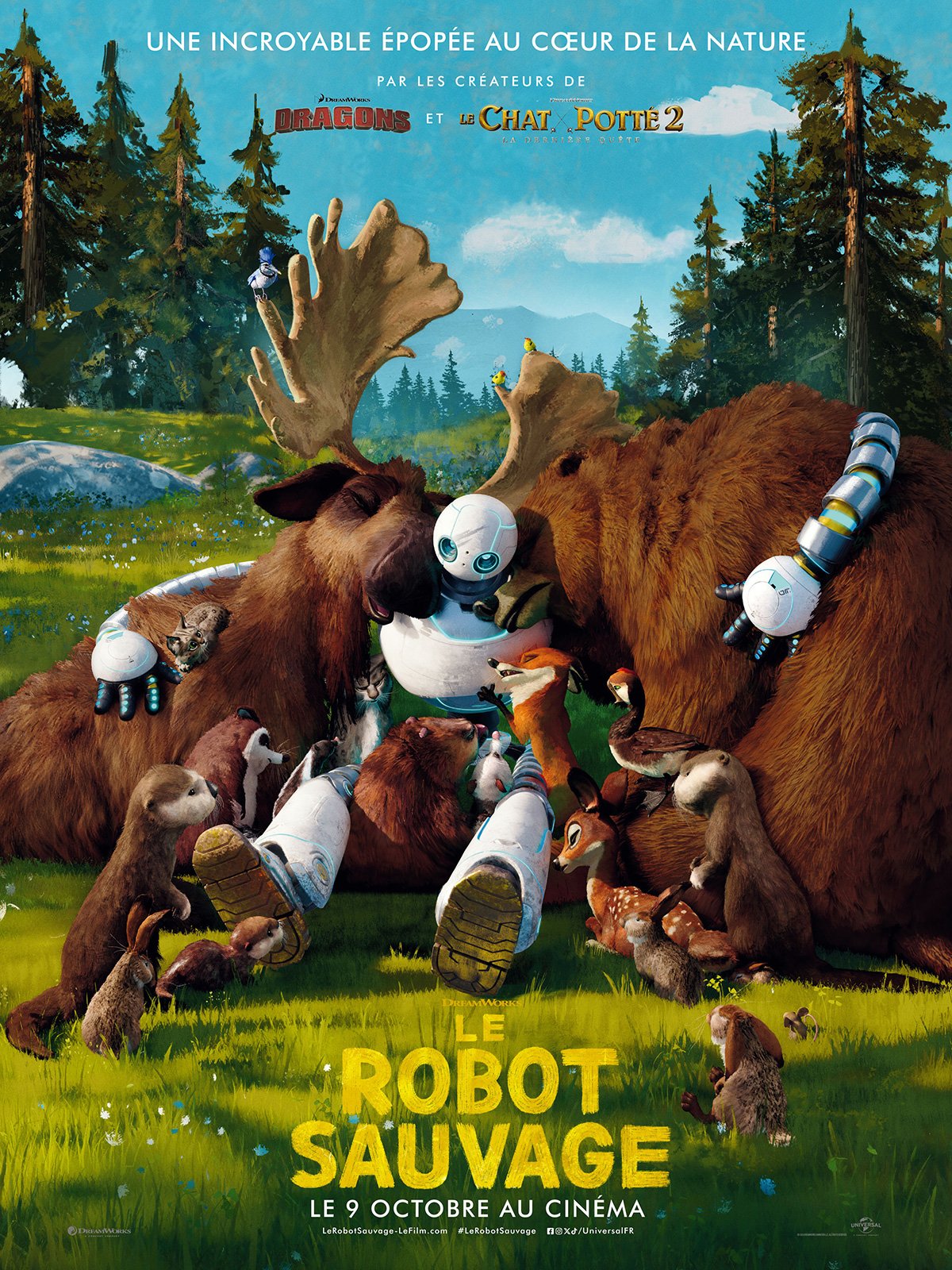 Alle leuke evenementen! : Projection cinéma du film Le Robot sauvage | ciné-jeunesse