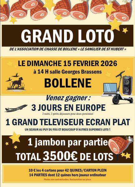 Loto de l'association de chasse 