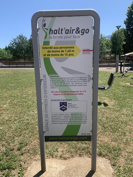 Aire de fitness de Corps