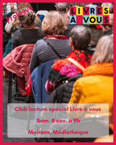Club lecture spécial Livres à vous_Moirans