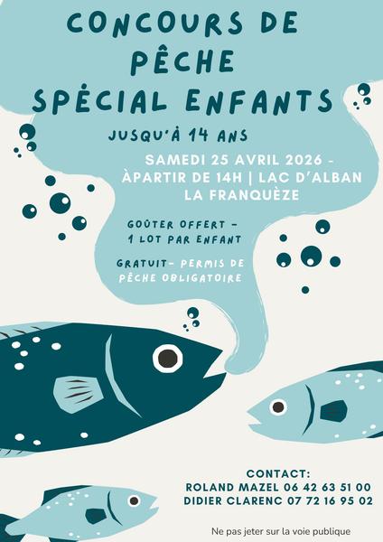 Concours de pêche spécial enfants