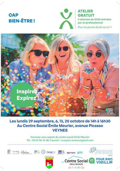 Atelier ' CAP BIEN-ÊTRE' proposé par le Centre Social_Veynes