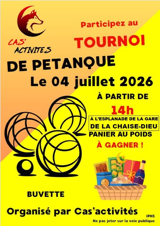 Concours de pétanque