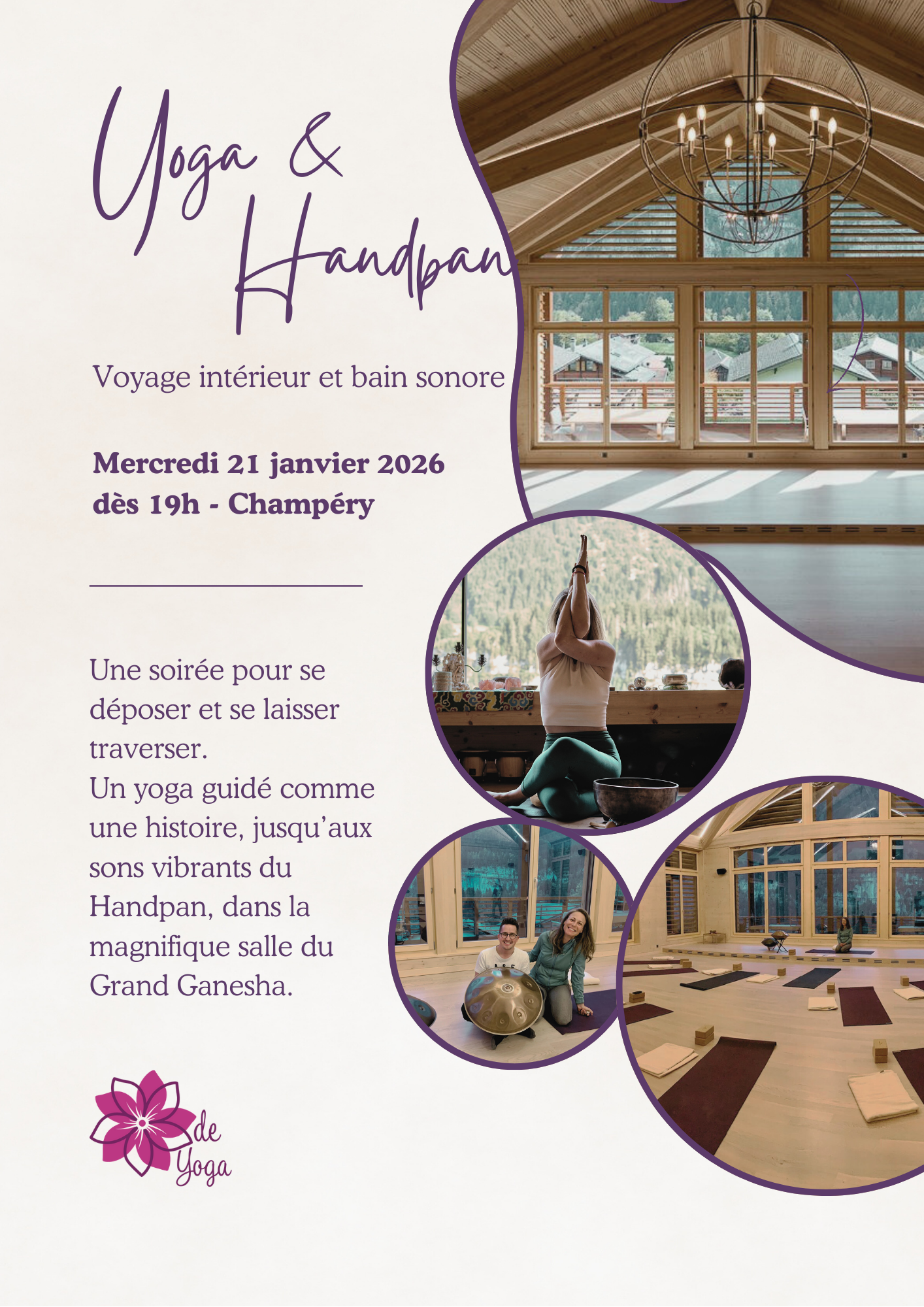 Yoga & bain sonore au Handpan