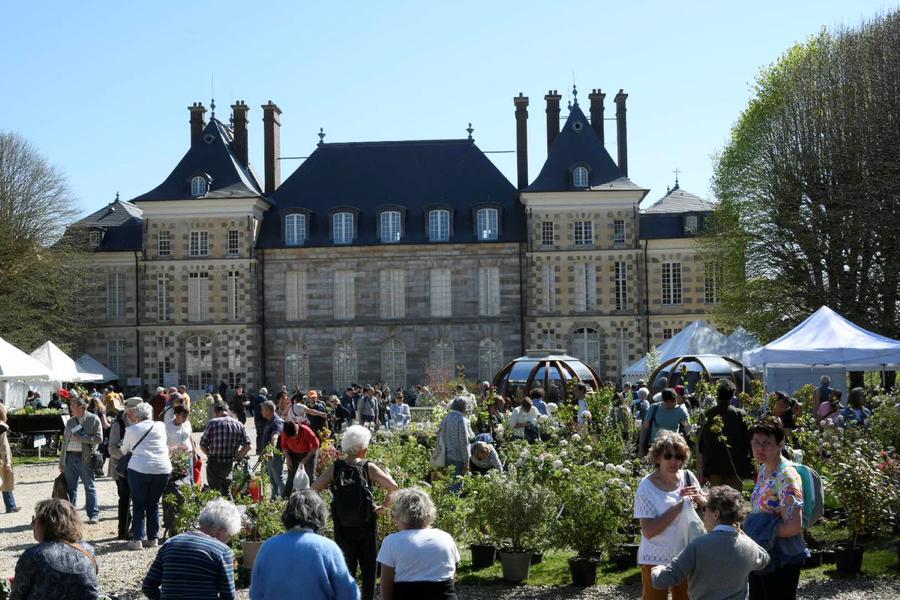 Vue du Château de Saint-Jean-de-Beauregard, Fête des plantes de Printemps 2026_Saint-Jean-de-Beauregard