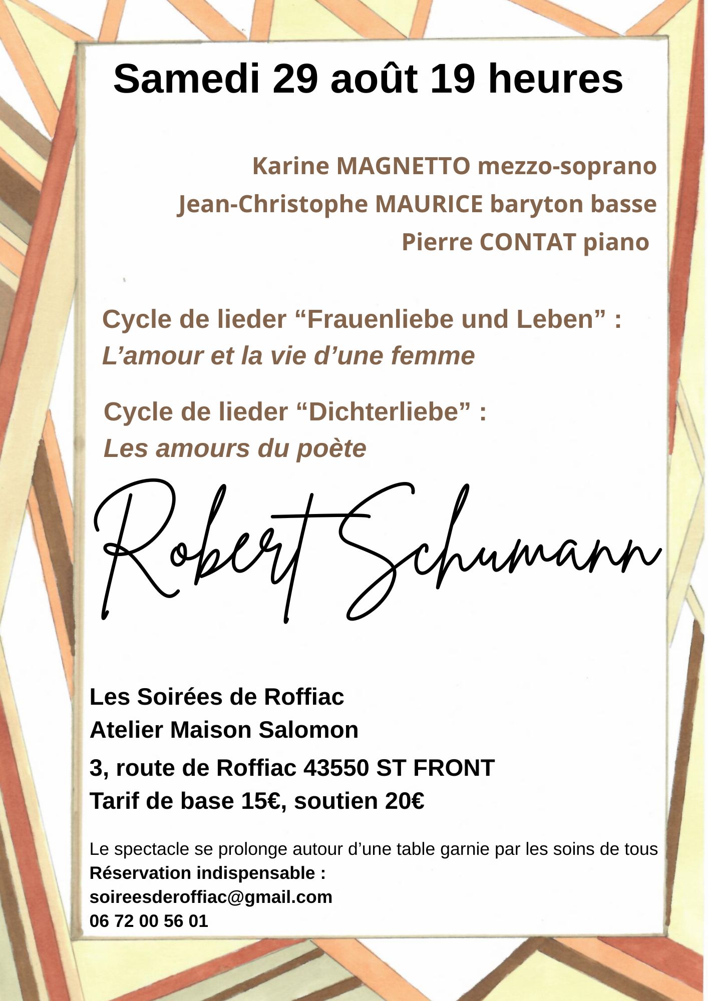 Les soirées de Roffiac - "Robert Schumann"