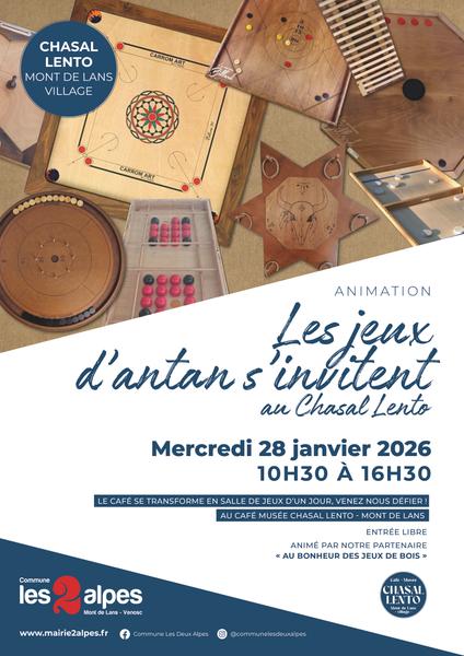 Les jeux d'antant s'invitent au Chasal Lento_Les Deux Alpes