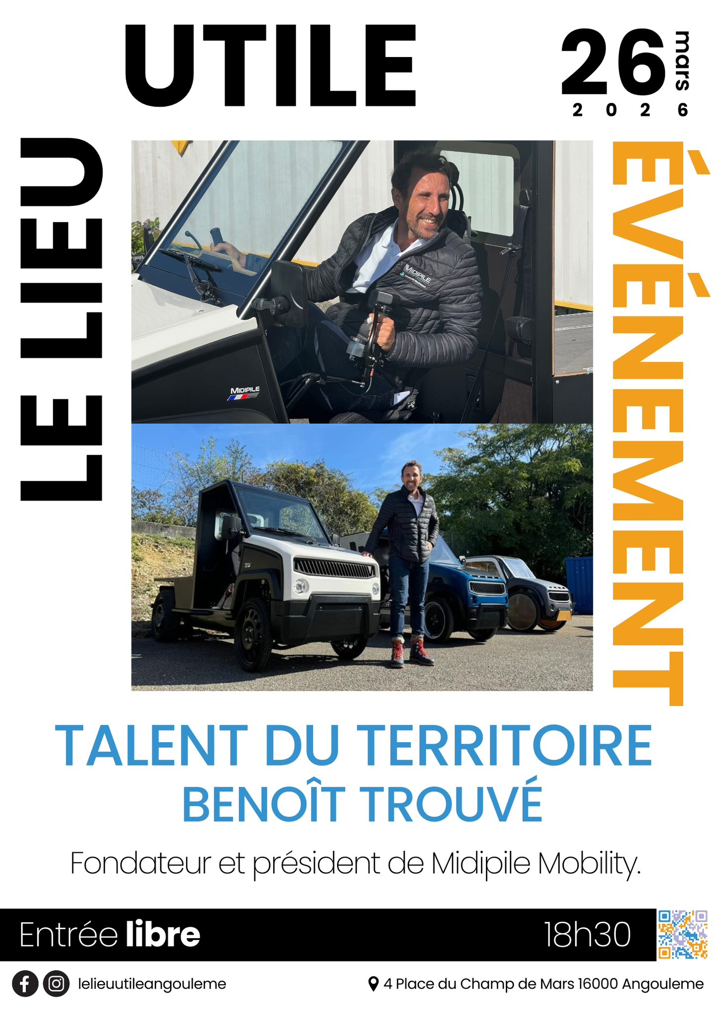 Talents du Territoire avec Benoit Trouvé