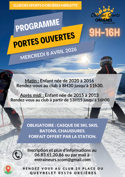 Journée portes ouverte au Club des Sports !