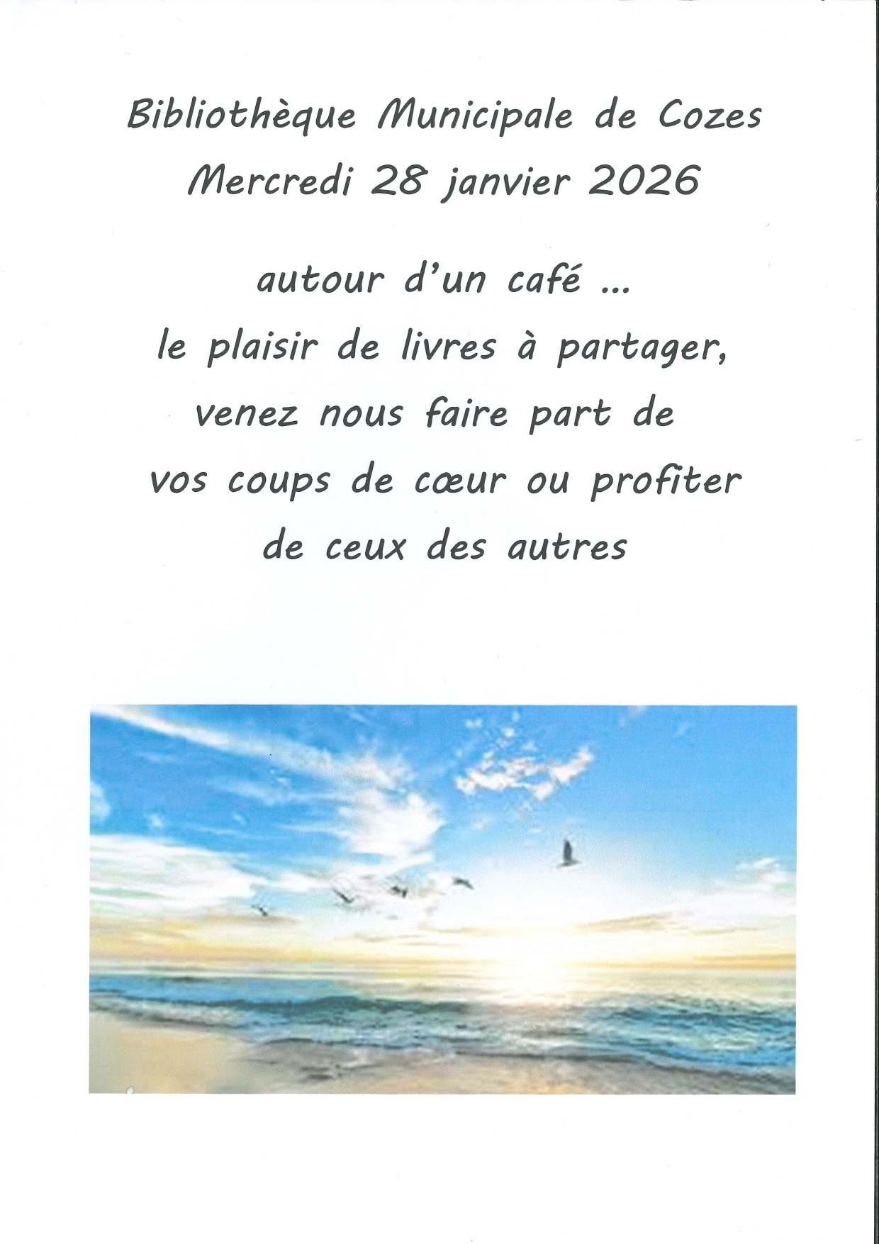 Rencontre à la bibliothèque