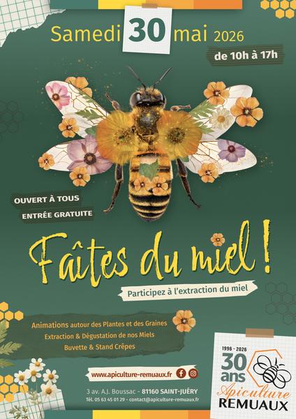 Faites du Miel chez l'Apiculture Rémuaux