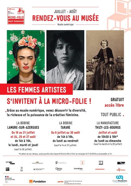 LES FEMMES ARTISTES S\'INVITENT À LA MICRO-FOLIE ! - Tarare