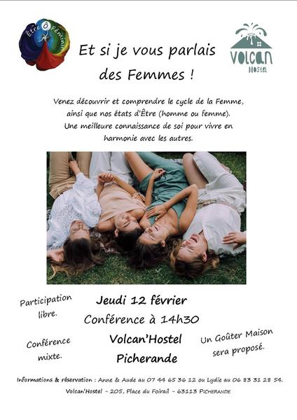 Conférence : Et si je vous parlais des femmes !