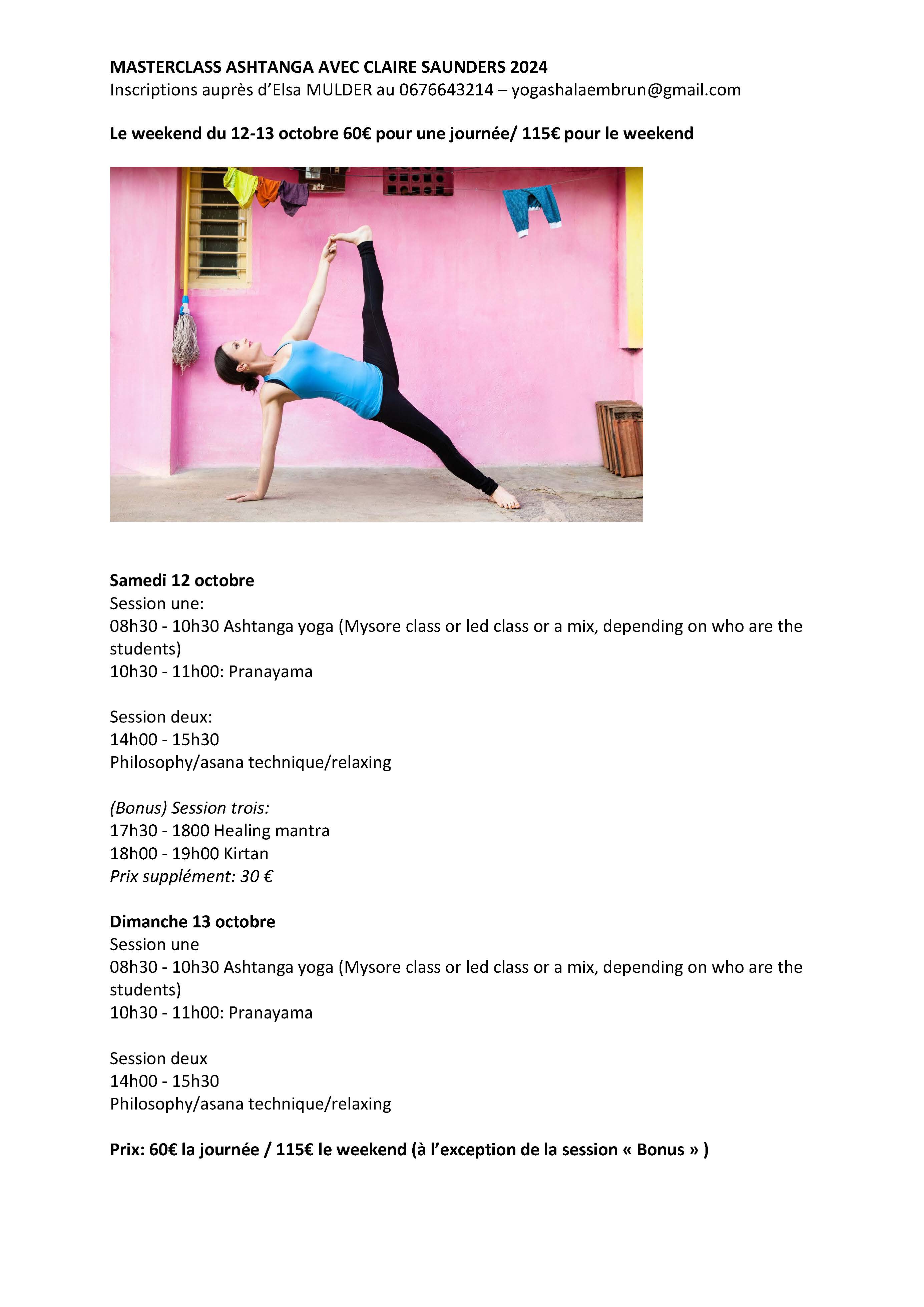 Masterclass Ashtanga