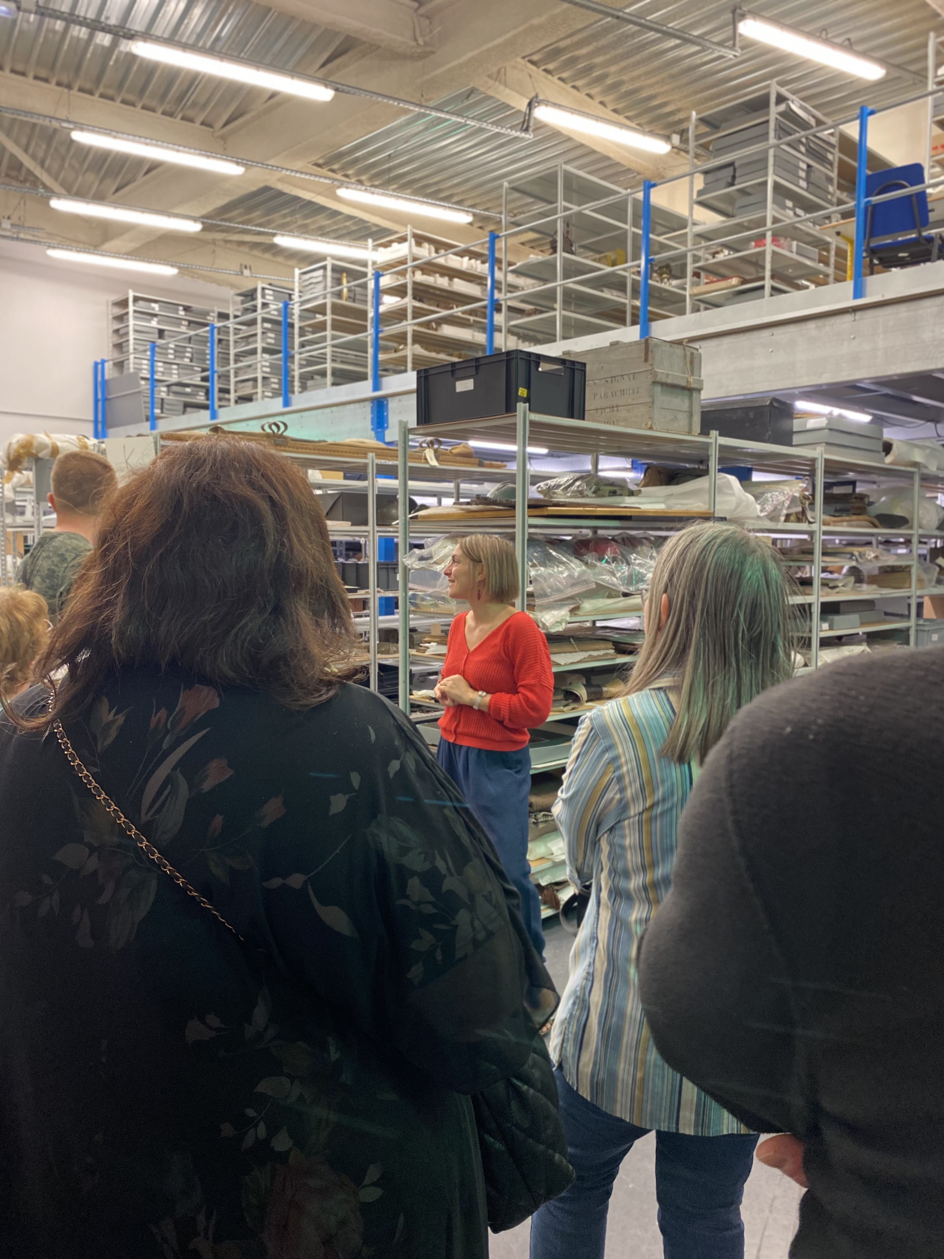 Visite des réserves du musée de la Grande Guerre