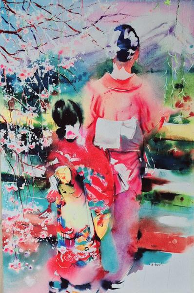 Atelier d'aquarelle par Dominique Boni à Morestel