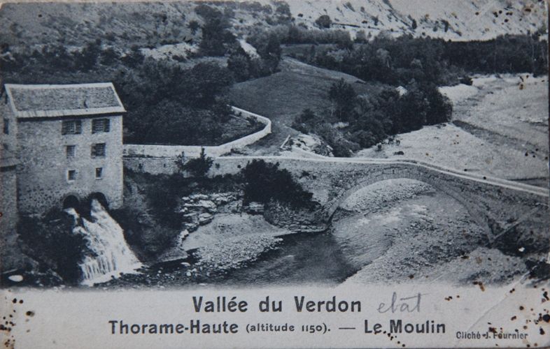 Pont du Moulin ou ancien Pont d\'Ondres Thorame-Haute