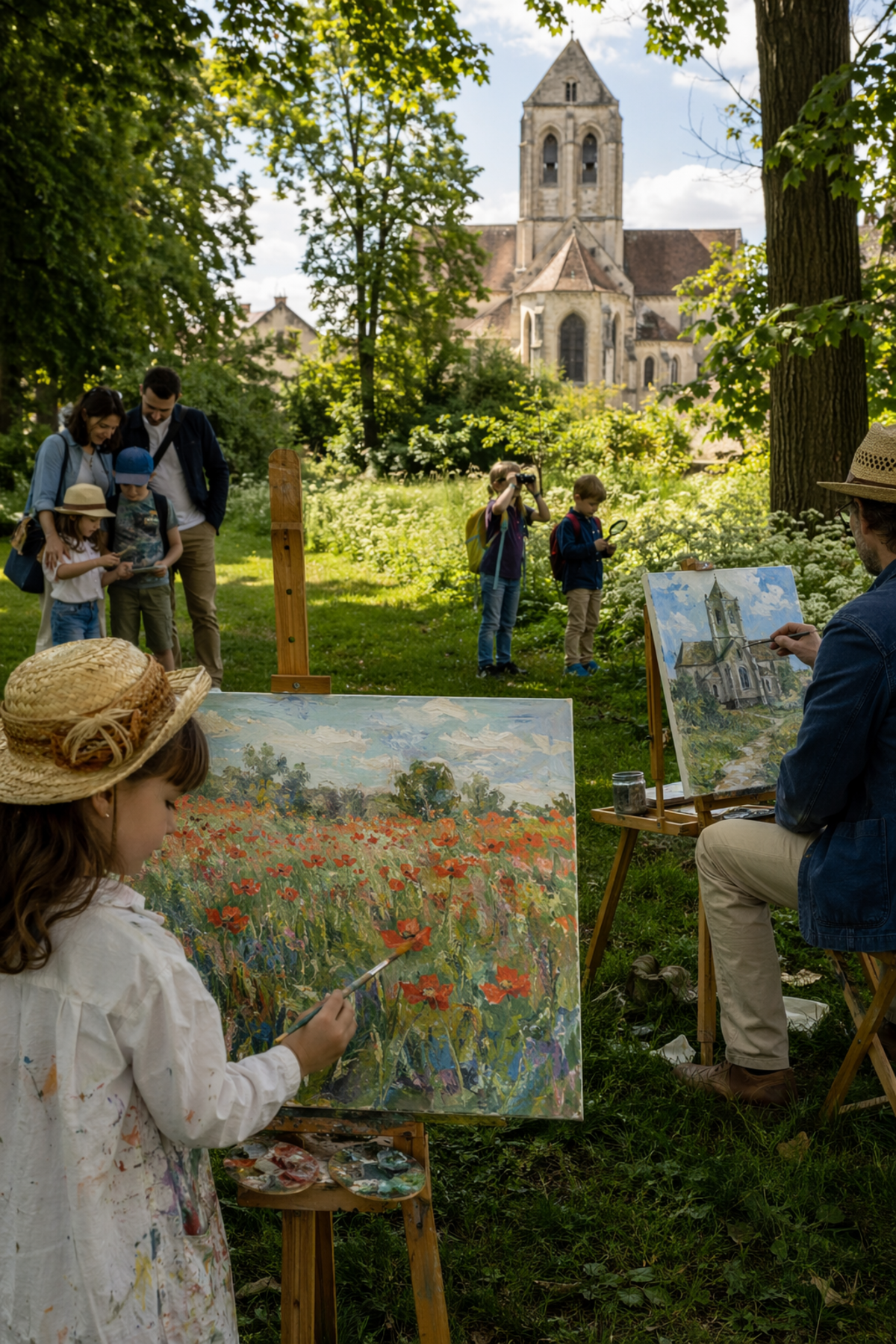 Journée peinture sur le motif