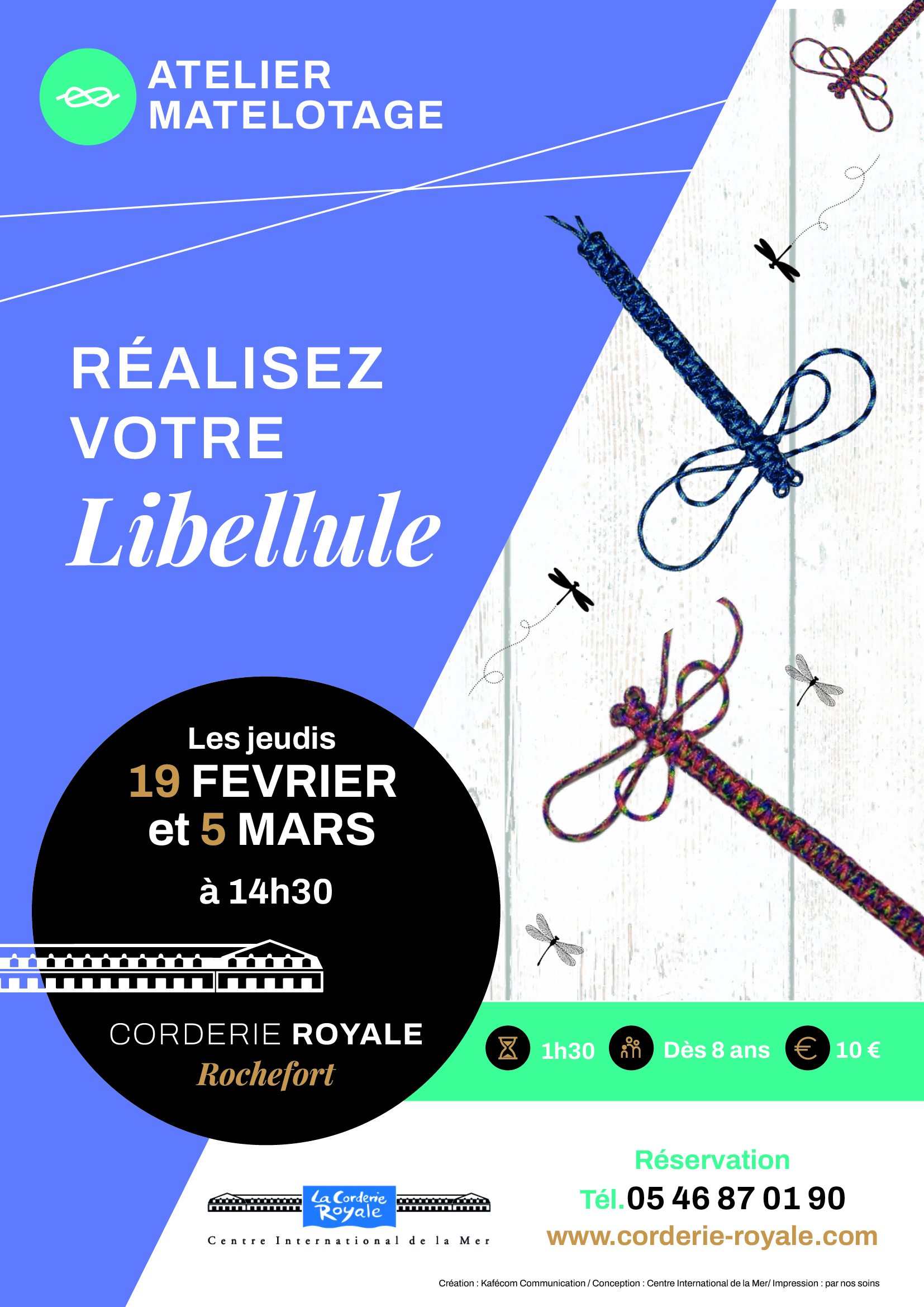 Atelier matelotage : Libellule