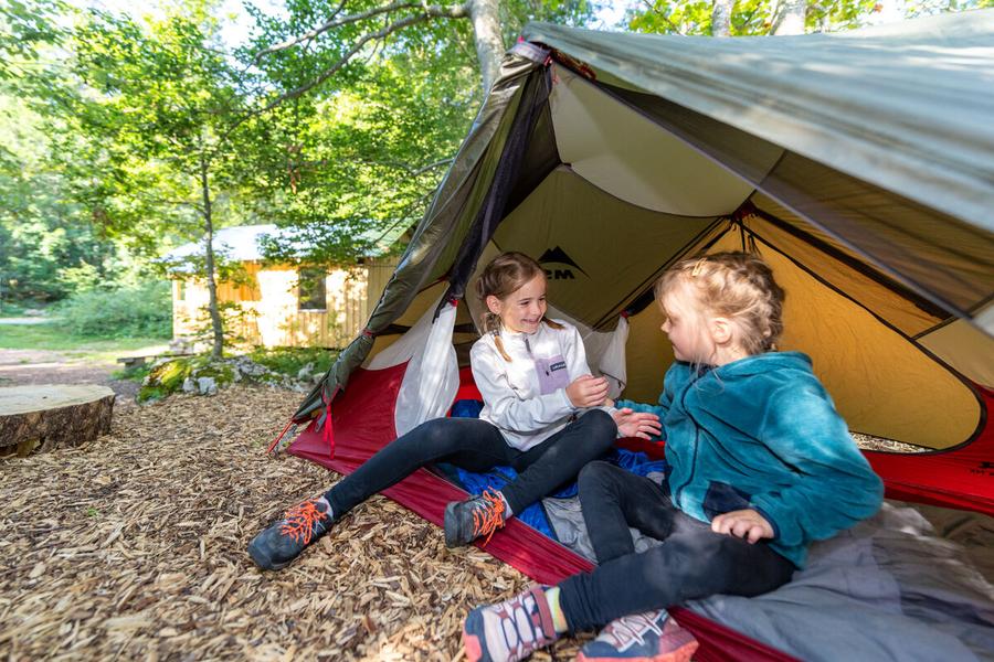 Espace tente - Aire de bivouac de la Place à Baban_Aillon-le-Jeune