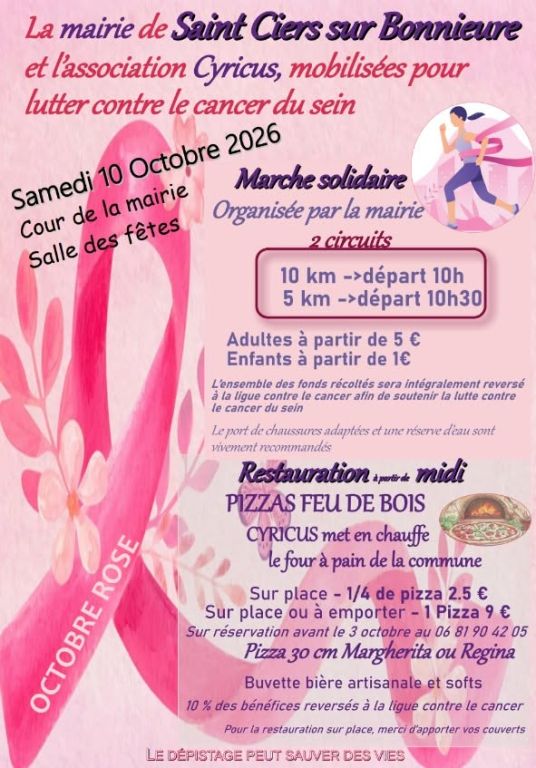 Marche solidaire et restauration_Saint-Ciers-sur-Bonnieure