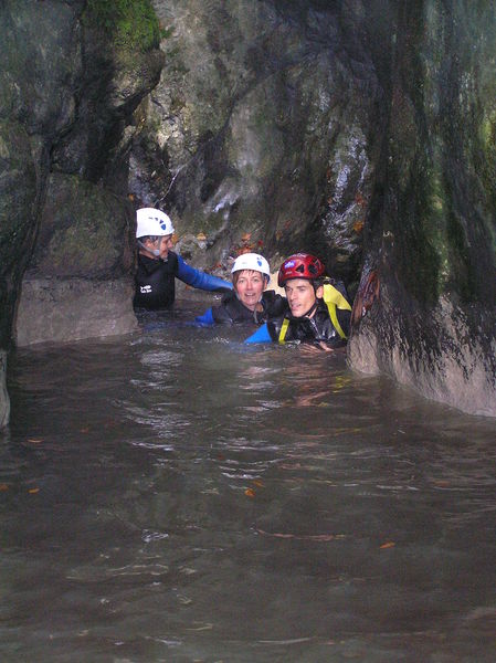 Canyoning avec un guide