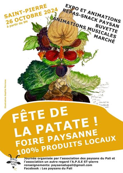 Fête de la patate Le 26 oct 2024